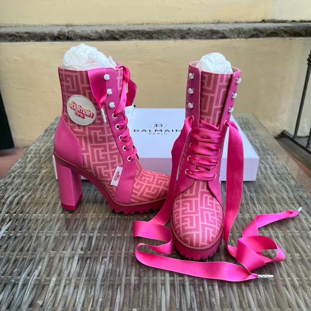 Balmain x Barbie limited edition heels